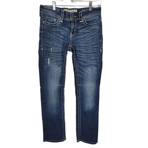 BKE Addison Whiskering Slightly Distressed Women's Jean's 27